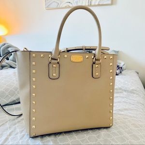 Michael Kors Tan Studded Bag